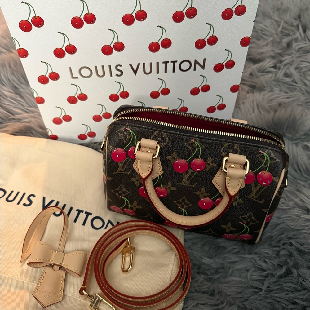 Brand new Louis Vuitton Cherry Monogram Speedy 20